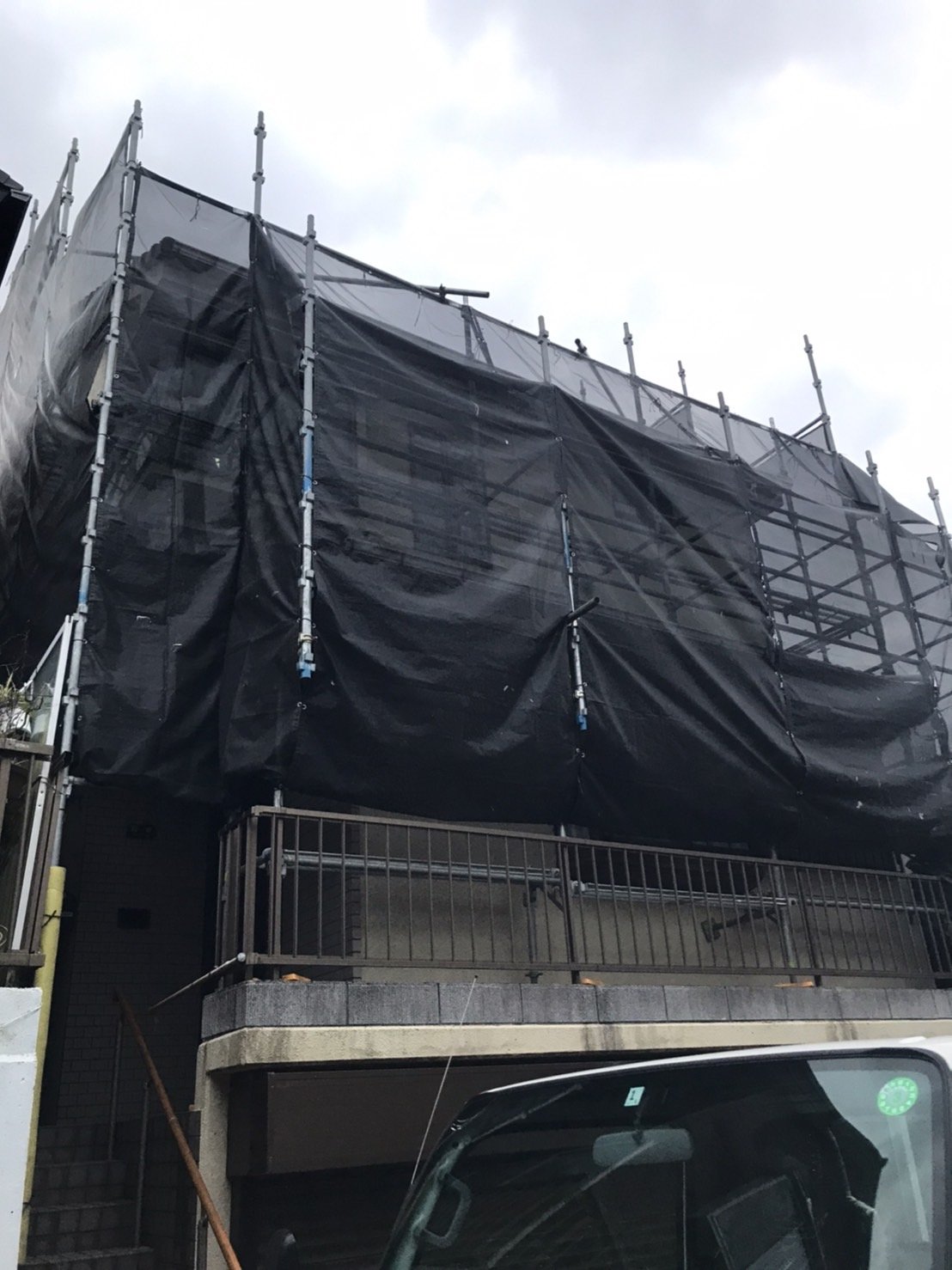神奈川県横須賀市 足場工事施工事例 外壁塗装